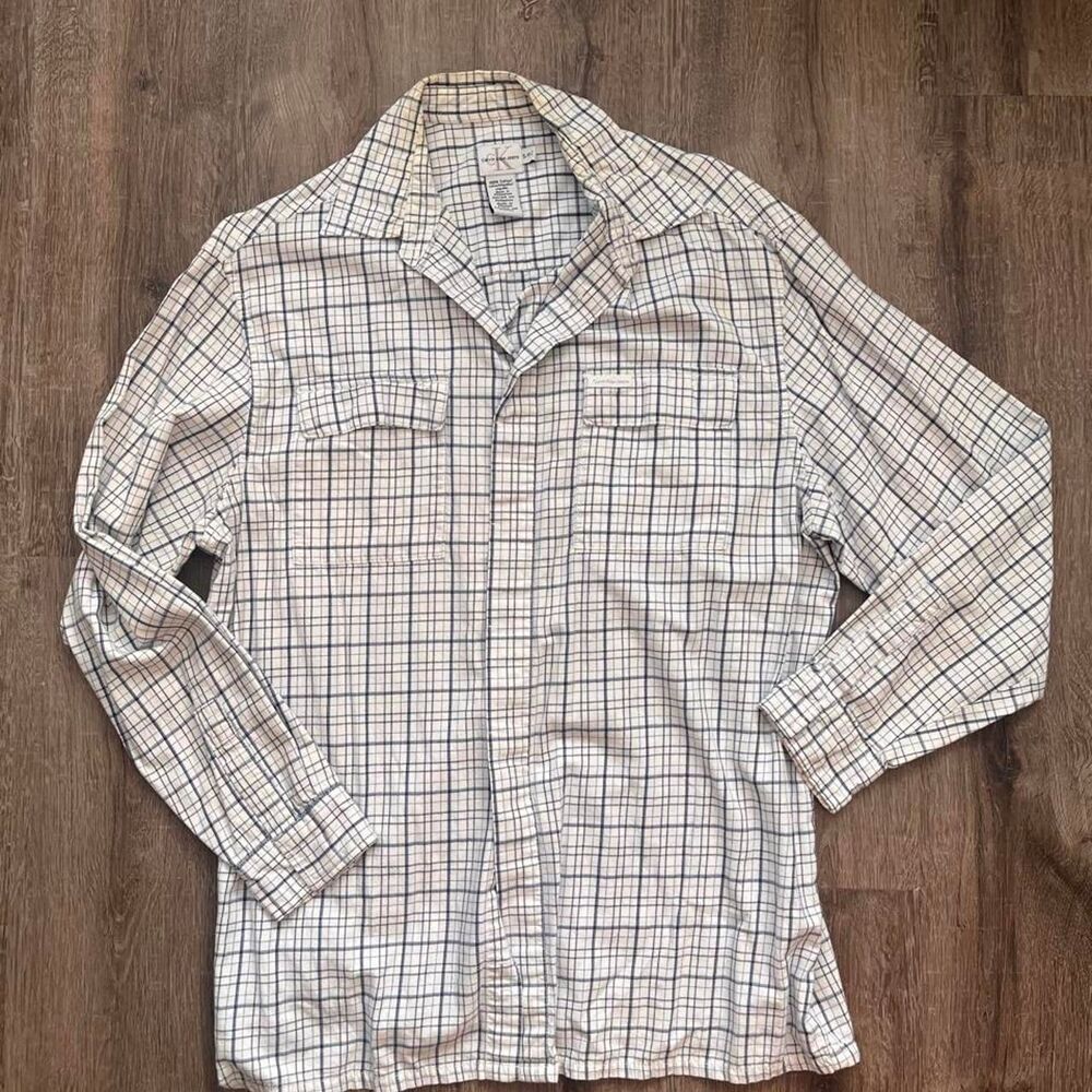 Calvin Klein Jeans Plaid Button Up